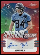 2025 Panini Absolute #SPS-GHM Gunnar Helm Spectrum Signatures Red #/75