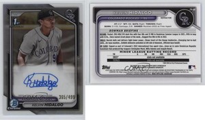 2024 Bowman Chrome Prospect Auto Refractor /499 Kelvin Hidalgo #CPA-KHI Auto