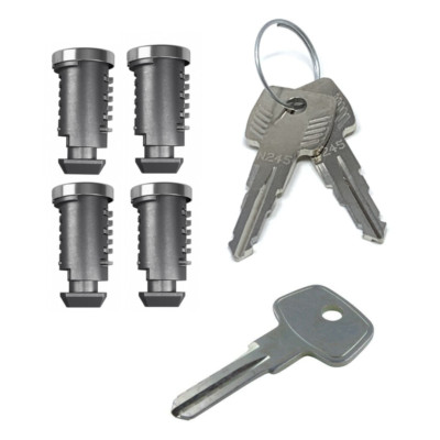 Thule One-Key System Set: 4er-Pack = 4 Fässer, 2 Schlüssel, 1 Entferner Schlüssel