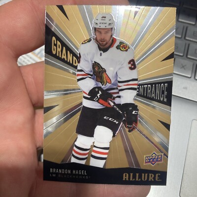 2020-21 Upper Deck Allure Grand Entrance Brandon Hagel Chicago Blackhawks #GE10