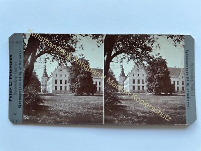 orig. Stereo Foto Stereotypie um 1870 Danmark Holstein Peter L. Petersens