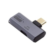 USB-C Splitter 1 in 2 Out Charger Connector Type-C Female USB3.0 10Gbps Data ...