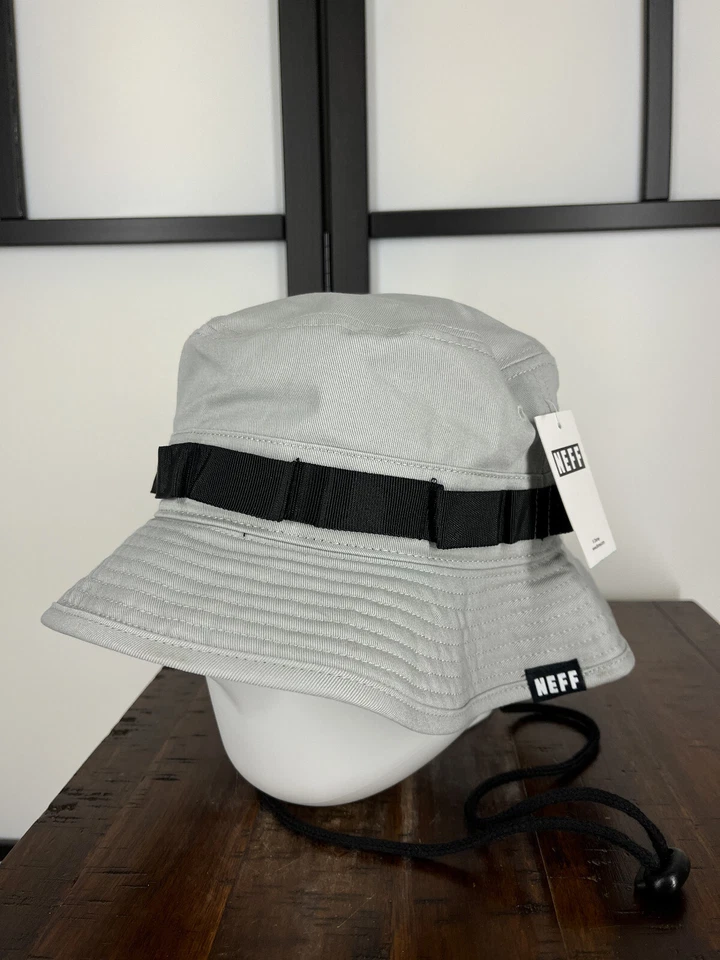 Disney x NEFF Boonie шляпа крышка молодежи серый Микки Маус хлопок поли смесь EST. 2002 - Изображение 3 из 4