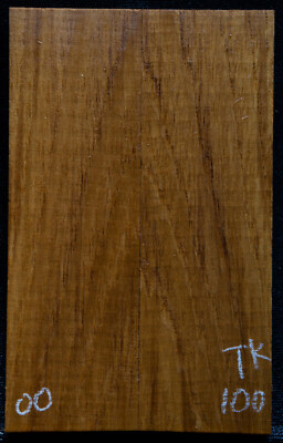 Teak #100 Knife Scales 5.1''x 1.6''x 7/16'' see 100 woods in my store