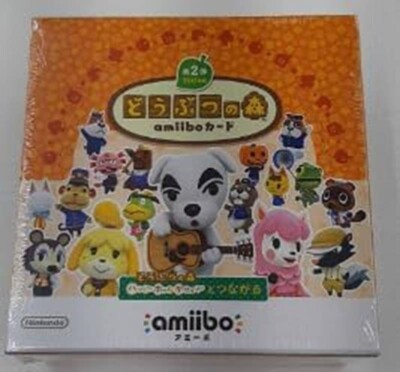 Nintendo Animal Crossing amiibo Karten 2. Edition 1BOX 50Pack Japanisch Spiel