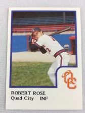 1986 Quad City Angels-ProCards Minor League Baseball Card-Robert Rose