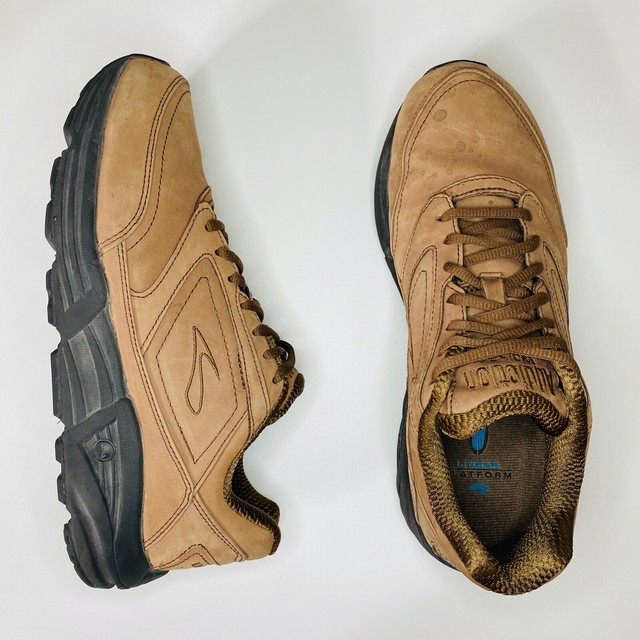 Brooks Addiction Walking Men's Sz 11 Brown Blk Linear Platform Shoes Medium D | eBay