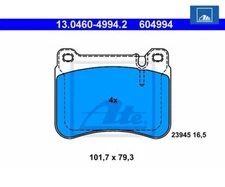 Brake pad set, disc brake ATE 13.0460-4994.2