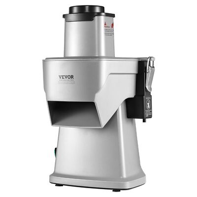 Commercial Vegetable Chopper 200W w/Large Feed Chute & Stainless Steel Blades