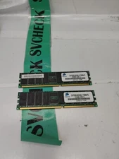 CORSAIR (2x1GB) PC3200R-3330-Z1 Server Memory Model CM72SD1024RLP-3200/s