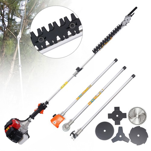 10 in 1 52cc Hedge Strimmer Brush Cutter Lawn Mower Yard Pruner Grass Trimmer - Picture 13 of 21
