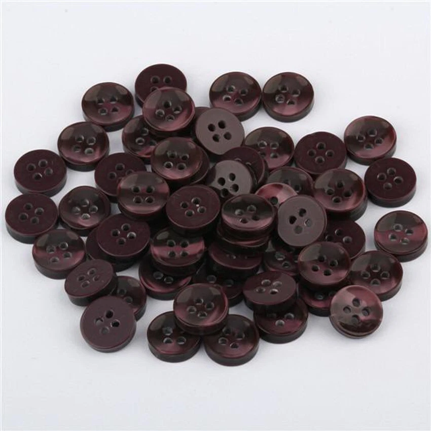 4 Hole BROWN Buttons Used in Sewing, Tailoring, Shirts, Tshirts, Dress - Image 2 of 3
