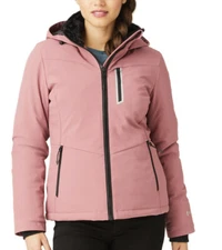 Free Country Ladies Heavy Coat Size XL Mauve Clay Soft shell Stretch Thermo NEW