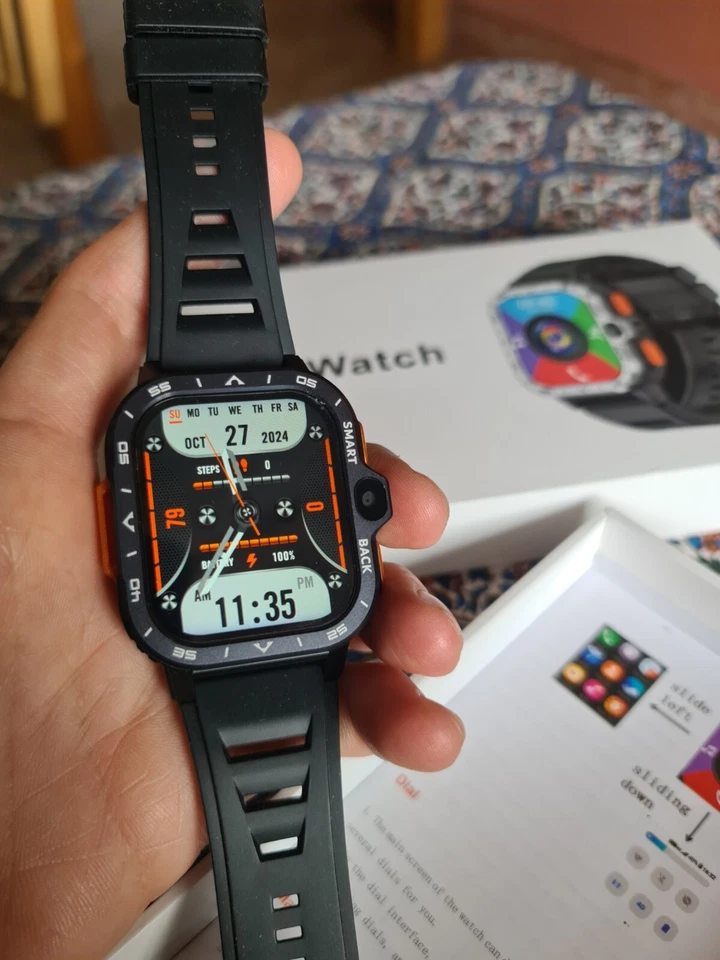 Telefono orologio Smartwatch 3G 4G android dual camera 4Gb Ram 64Gb rom - Immagine 2 di 4