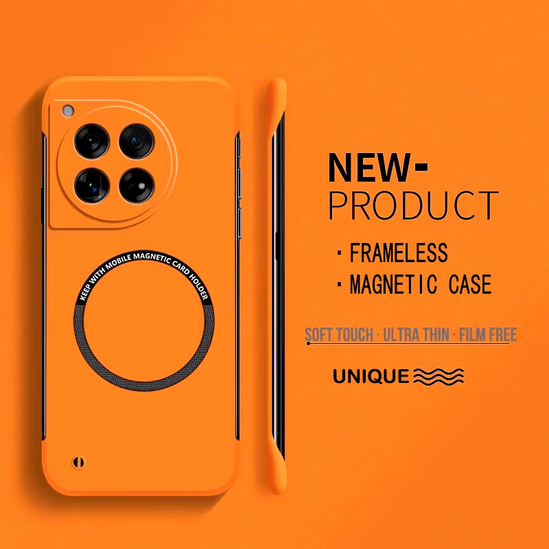 For Oneplus 13 12 11 Dustproof Rugged Frameless Glossy Case Screen Protector