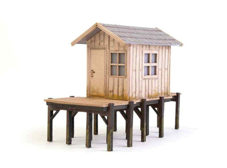 Walthers 949 4110 Fisherman s Shanty Laser Cut Wood Kit HO Scale EBay walthers-949-4110-fisherman-s-shanty-laser-cut-wood-kit-ho-scale-ebay