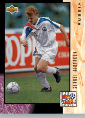 1994 Upper Deck World Cup English / Spanish -  #327 Golden Boots - Sergei Kiryak