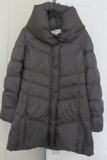 Tk Maxx Hawke Dark Grey Taupe Down Puffa Coat Jacket L 12 14 New