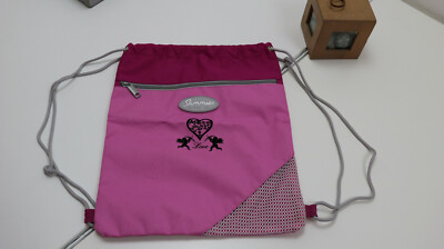    Samsonite Kinder Sportsack Säckchen    Pink Grau    Engel LOVE   NEU   