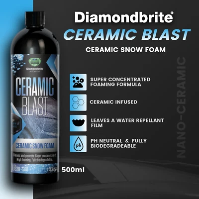 DiamondBrite Ceramic Blast Snow Foam, car detailing 500ml - Image 1 of 3