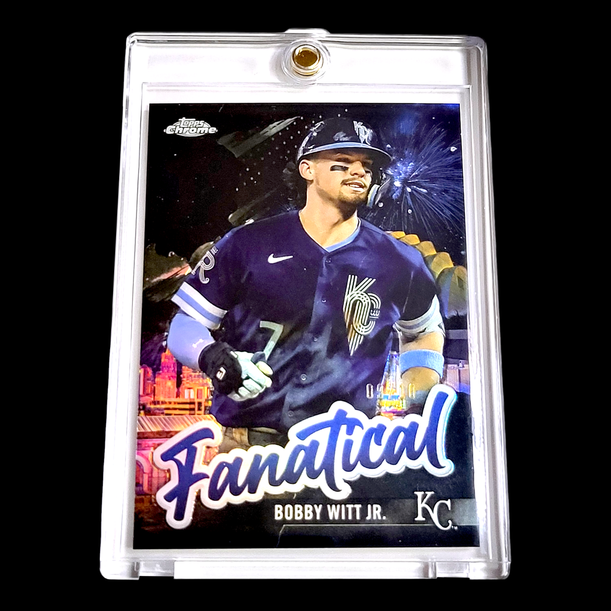 2024 Topps Chrome FANATICAL BOBBY WITT JR. SSP Ultra Rare Black 