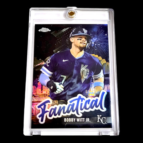Bobby Witt Jr. [Black Refractor] #FAN-6 card