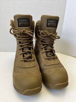 Original Swat Brown Tactical Classic 8” Lace-Up Boots Mens 10.5 W - NO INSOLES! Alpha Freedom Hands Free 8 main image 2