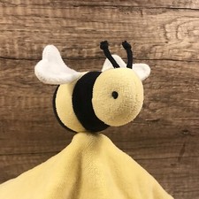 BURT'S BEES BABY YELLOW BUMBLE BEE LOVEY SECURITY BLANKET STUFFED ANIMAL PLUSH