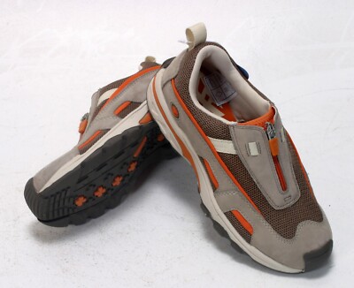 TIMBERLAND DL24 KIDS RARE ZIP-TIGHENTENING BROWN/ORANGE UK2,5 EU35 BNIB 21788