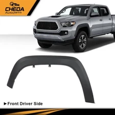 Front Fender Flare Trim Moldings Fit For 2016-2023 Toyota Tacoma Driver Side