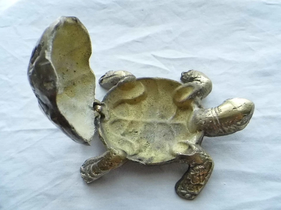 Très Jolie Tortue en Bronze doré début 20 ème siècle - Photo 2/4