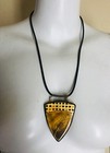 Estate Patricia KIMLE Art-to-Wear Polymer Clay Artisan Modernist Necklace