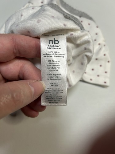 Carters Baby Girl “Always Beautiful “ Knit Shirt Size NB NWT - Picture 4 of 4