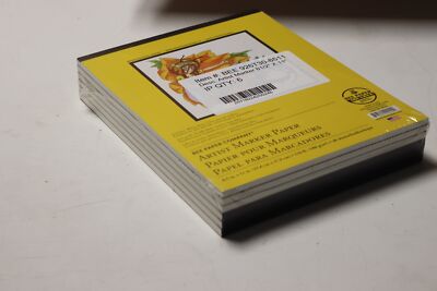 Bee Paper Bleedproof Marker Pad - 8.5x11 Inch, 30 Sheets, Acid-Free For Copic & Permanent Markers