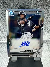 2021 Bowman Chrome Bryan Ramos 1st Bowman Auto Refractor /499
