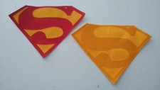 Superman Embroidered Chest & Cape Emblem Logo Set Cosplay Dean Cain version