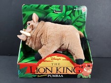 The Lion King Pumbaa Vintage 1994 Mattel Original Disney Stuffed Plush Toy 1990s