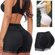 Women's Body Shapewear Padded Panties Enhancer Butt Lifter Control Abdomen Belt