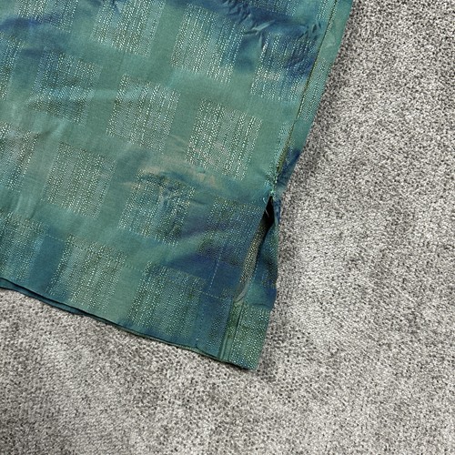 Signum Shirt Mens XL Button Up Short Sleeve Green Tie Dye Pocket Casual - Picture 3 of 10