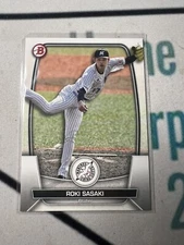 Roki Sasaki 2023 Topps NPB bowman 2023 WBC Samurai Japan member Lotte Marines