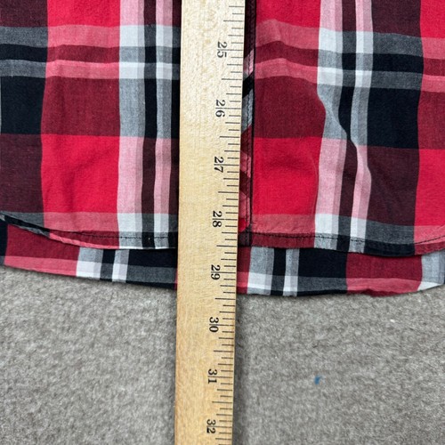 Jnco Mens Shirt Size M Red Button Up Short Sleeve Skater Vintage Y2K Streetwear - Picture 5 of 6