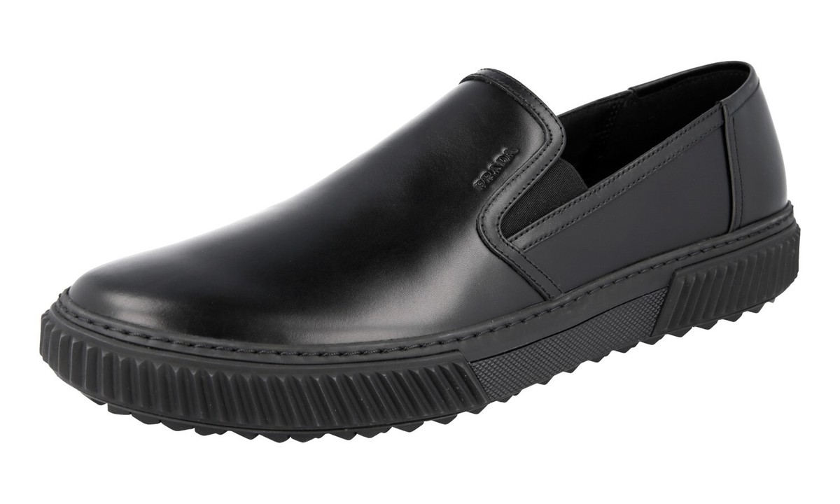 Authentic Prada Slip-On Sneakers PRADA AMERICAS CUP SLIP-ON SNEAKERS SHOES 4E3392 BLUE NEW | eBay main image 3