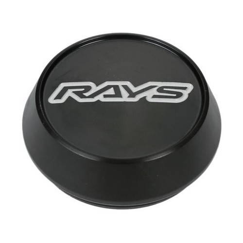 Rays Genuine VOLK RACING Center Cap No.57 VR CAP MODEL-01 Hi BK/SL 4 piece SET - Picture 12 of 12
