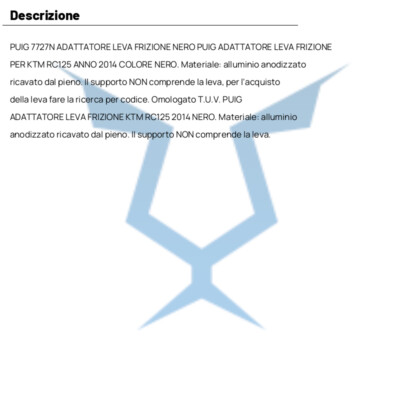 Adaptateur Pour Levier D'embrayage Puig 5465N