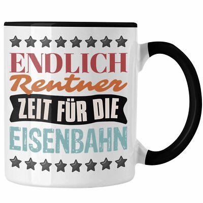 Trendation - Eisenbahner Tasse Geschenk für Modelleisenbahn-Fans Geschenkidee En