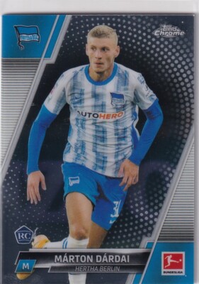 Topps Chrome Bundesliga 2021/22 Nr. 8 Marton Dardai Rookie Card RC