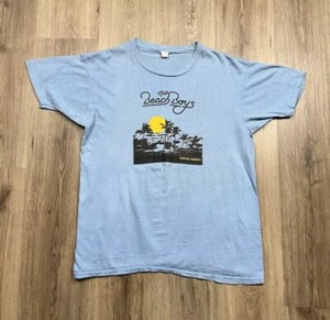 T-Shirt Vintage Blanc The Beach - Unisexe Concert - Tailles S à 5XL - Neuf Avec Étiquette Gildan