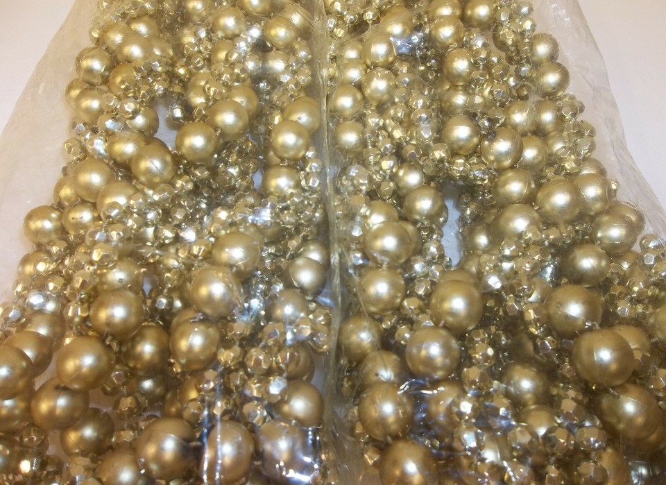 2 Strands Seasons of Cannon Falls Gold Rope Garland - Mint in Packages ...