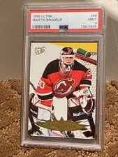 1995 Ultra Martin Brodeur PSA 9 Card #86 NEW CASE POP 1 ONLY (2) 10