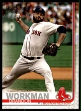 2019 TOPPS #378 BRANDON WORKMAN BOSTON RED SOX